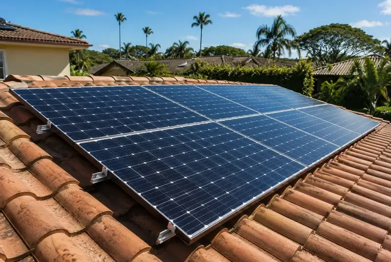 Installation de panneaux solaires à Saint-Étienne-du-Grès