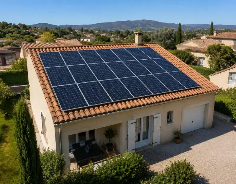Prime à l'autoconsommation panneaux solaires Saint-Étienne-du-Grès — aide financière de l'État